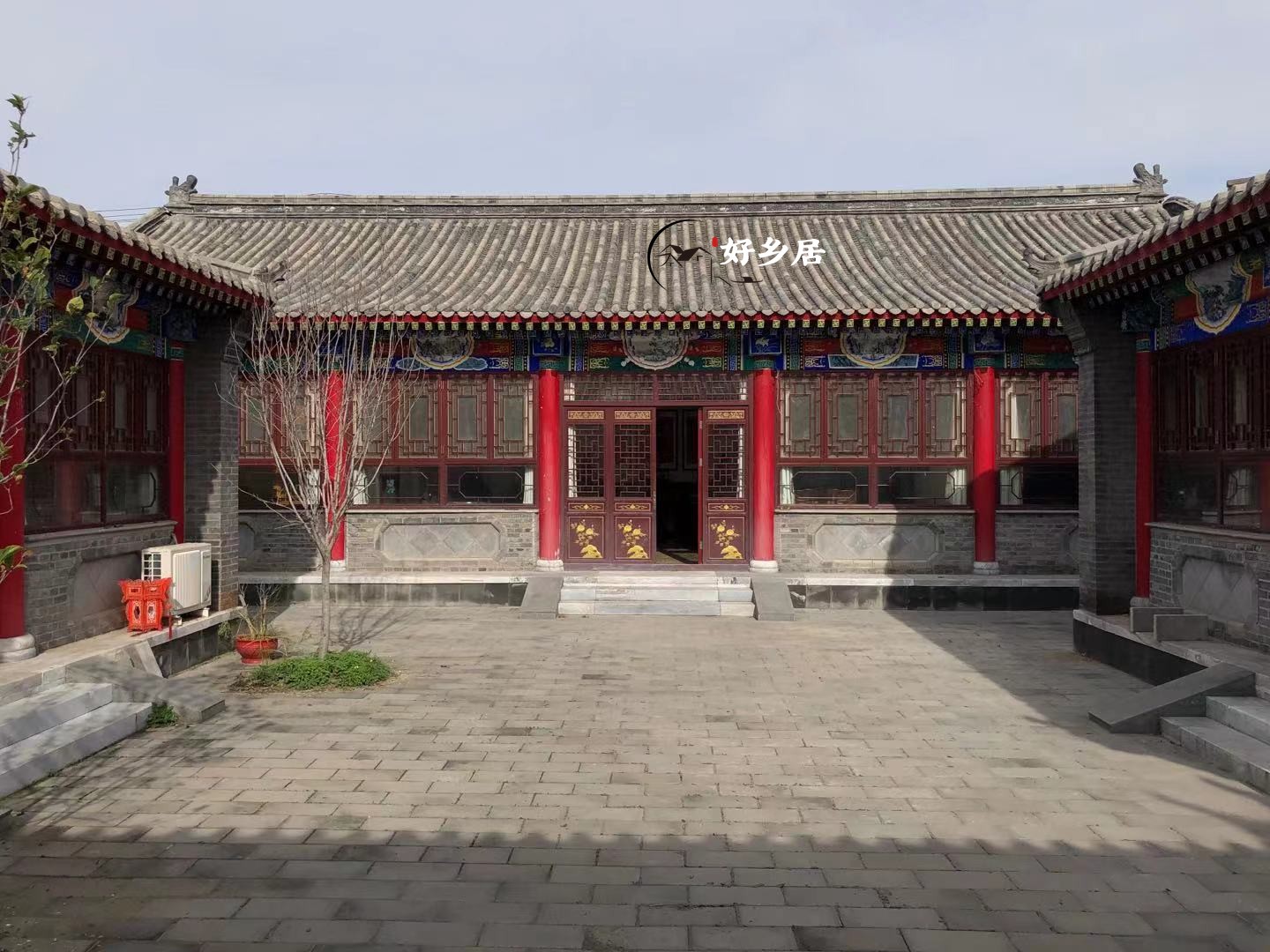 通州区西集镇中式四合院出租实木家具