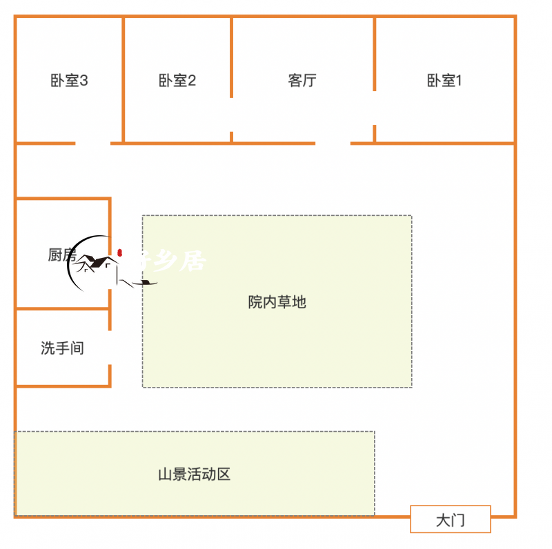 南窖村布局图